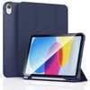Slim PU Leather Smart Case for iPad 11th Gen (2025) & 10th Gen (2022) with Pencil Holder