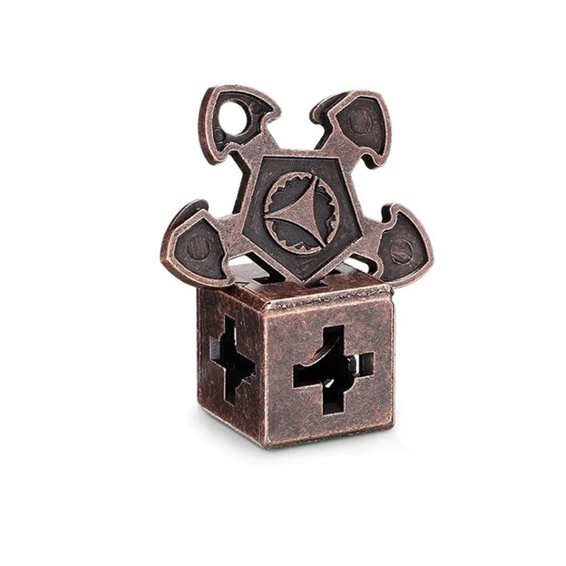 Metal Brain Teaser Puzzle Set - IQ Challenge for Kids and Adults