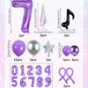 33-Piece K-Pop Music Theme Balloon Pillar Set for Party Decor