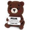 Handmade Crochet Pocket Hug Doll with Custom Message