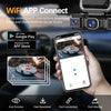 360° Quad Camera Dash Cam with Wi-Fi, Night Vision & Parking Monitor