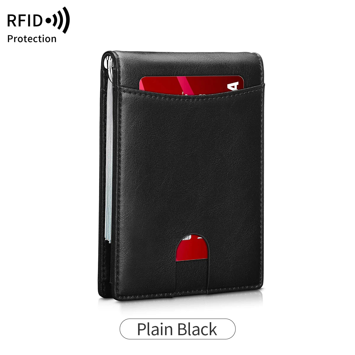 Ultra-Slim Carbon Fiber RFID Blocking Wallet