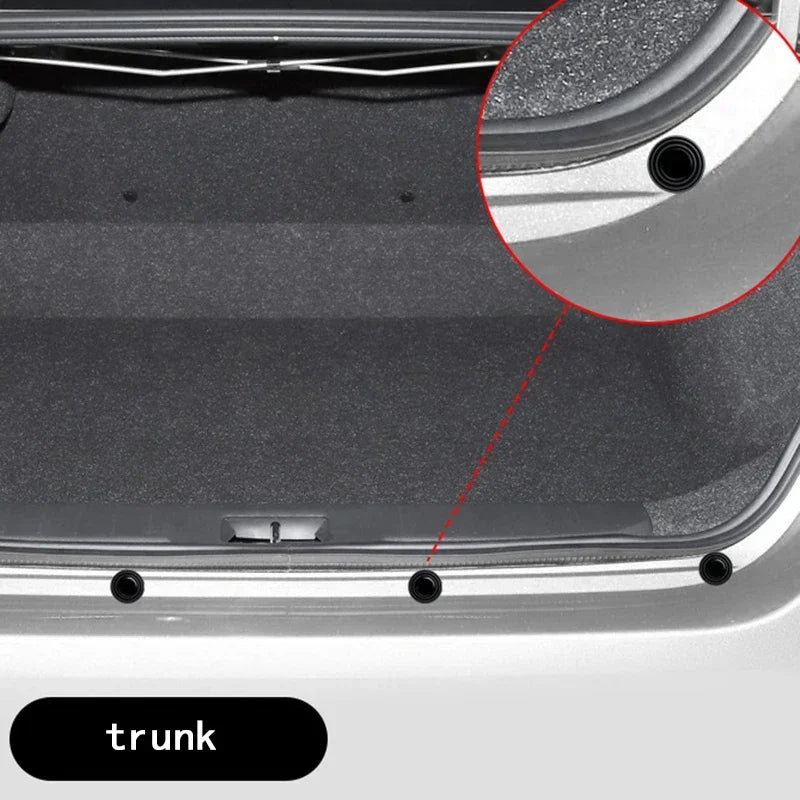 Universal Silicone Car Door Anti-Shock Bumpers & Noise Dampeners