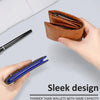 RFID Blocking Ultra-Thin Bifold Wallet with ID Windows