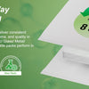 Packaging for SUPER BUD 2-Way Humidity Control packs, designed to preserve flavor and moisture in sealed containers.
