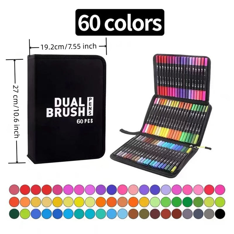 Dual-Tip Art Marker Set