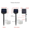 Solar-Powered LED String Lights for Outdoor Garden Decoration