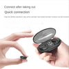 Invisible TWS Bluetooth Earbuds with Charging Case