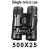 Compact 500x25mm Waterproof Binoculars with BAK4 Prism