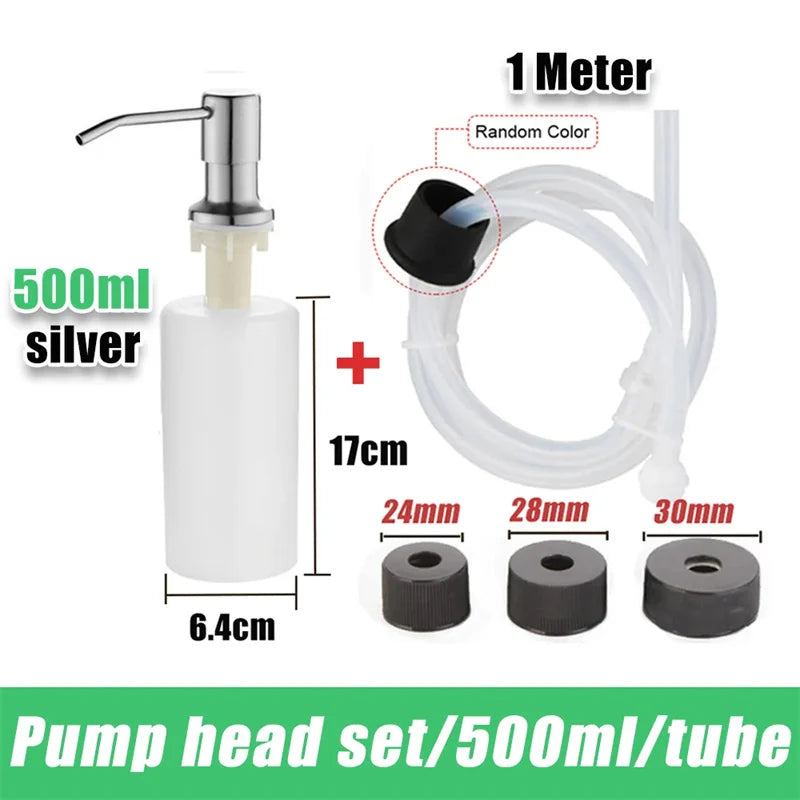 Stainless Steel Kitchen Soap Dispenser with Pump