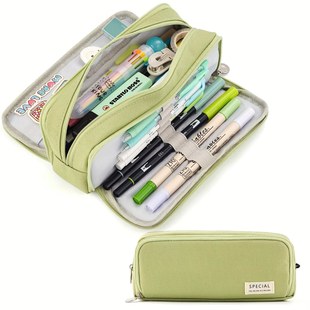 Multi-Layer Pencil Case with Large Capacity