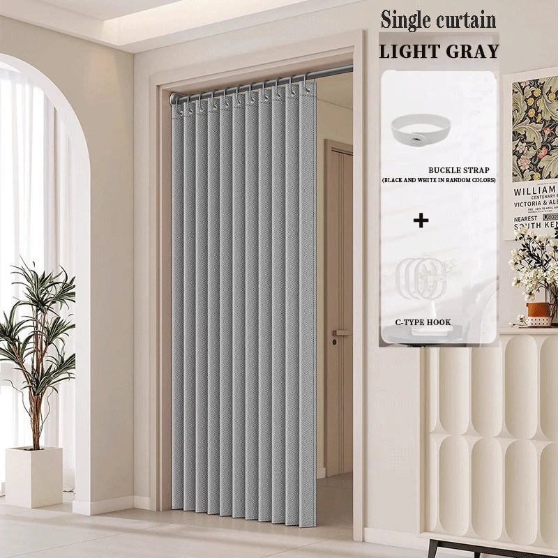 No-Drill Folding Door Screen with Magnetic Closure