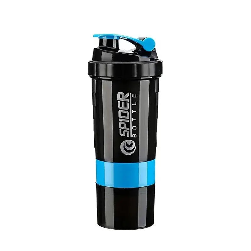 3-Compartment Protein Shaker Bottle