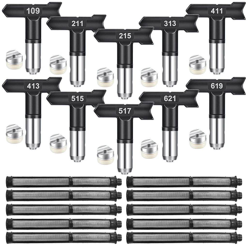 20-Piece Spray Nozzle and Filter Set for Paint Spray Guns