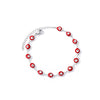 Evil Eye Charm Bracelet in Stainless Steel