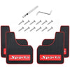 Universal Mud Flaps for Trucks, SUVs & RVs – Durable Rubber Splash Guards
