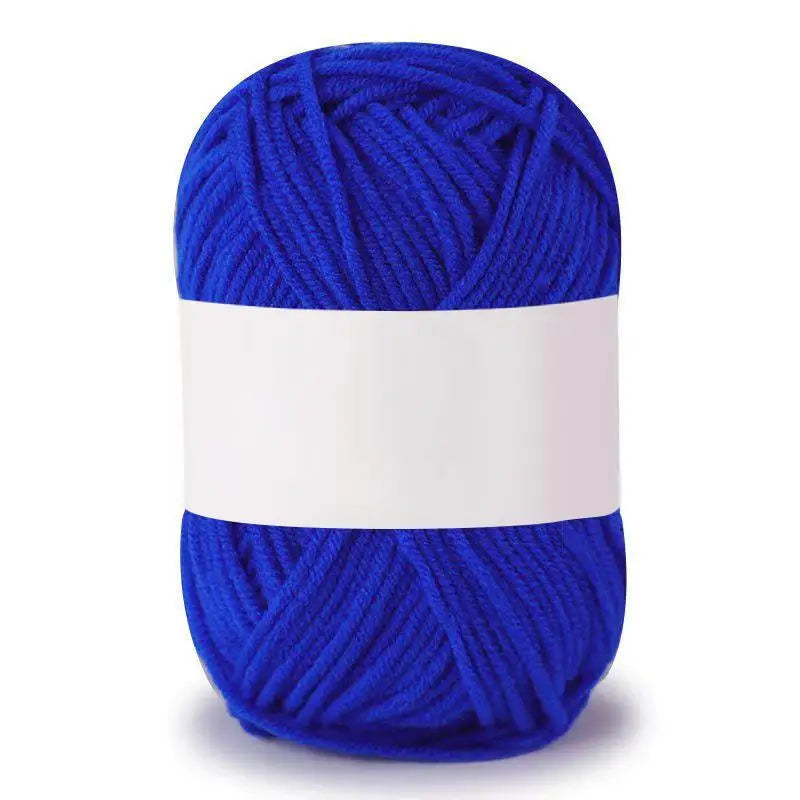 Soft Milk Cotton Knitting Yarn – Anti-Pilling 4ply Yarn for Crochet & Knitting