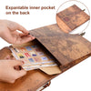 Vintage Leather-Style DIY Travel Photo Album for Memories