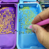 Diamond Painting Drill Storage Tray with Slide Cover