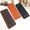 PU Leather Bag Bases with Hanging Hooks for DIY Knitting & Craft Projects