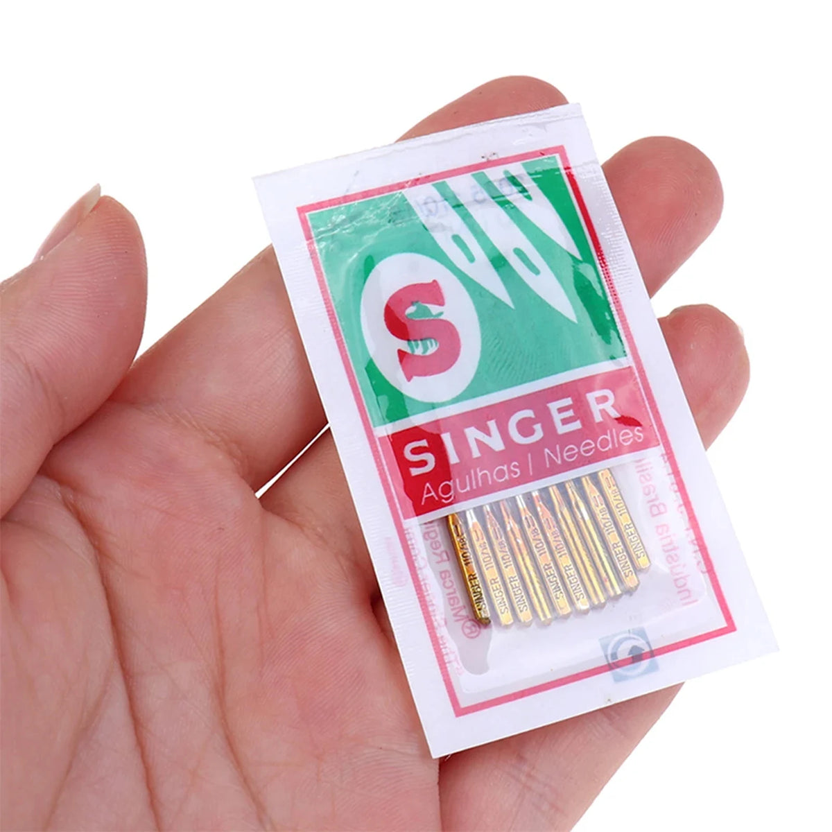 Universal Sewing Machine Needle Assortment (50-Pack, Multi-Size)