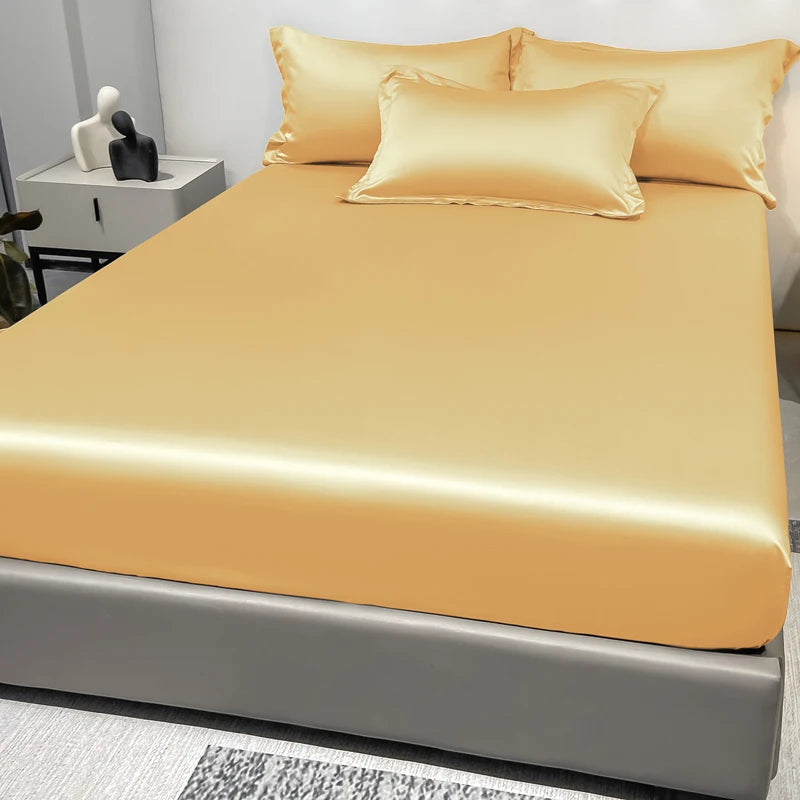 Luxury Satin Fitted Bed Sheet