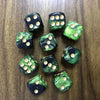 Translucent Colored Acrylic Dice Set for Tabletop Games