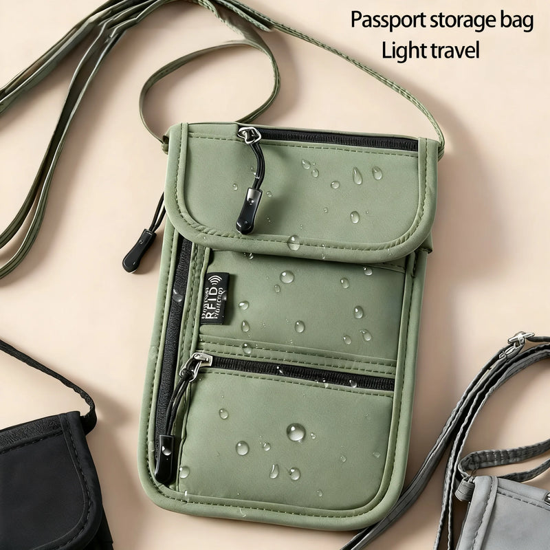 Porte-passeport de voyage anti-RFID