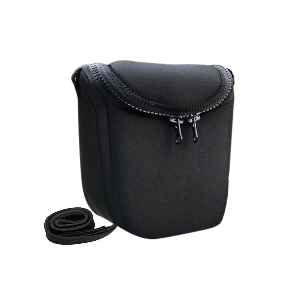 Pochette imperméable compacte noire avec fermeture éclair