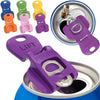 Reusable Can Tab Opener and Drink Protector Caps (Set of 6)