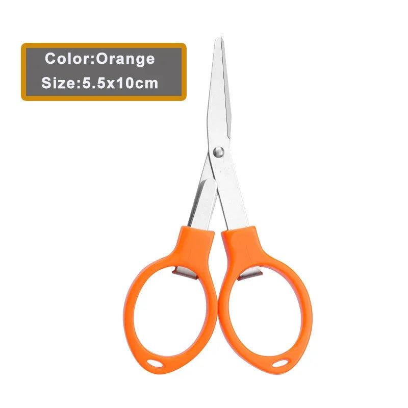 Compact Folding Scissors with Safety Lock