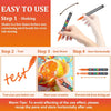 72-farbiger Acrylfarbe-Marker-Set mit Pinselspitzen