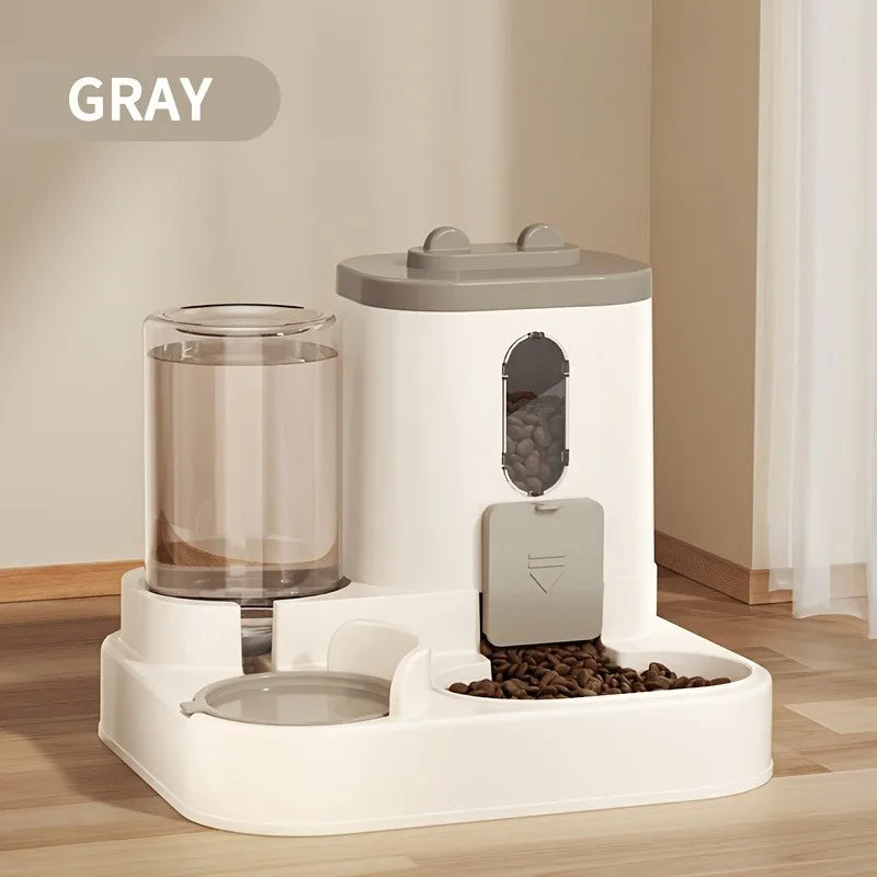 Automatic Cat Food and Water Dispenser