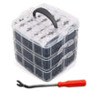 Mixed Size Plastic Retainer Clips for Auto Trim, Bumper, and Door Panels