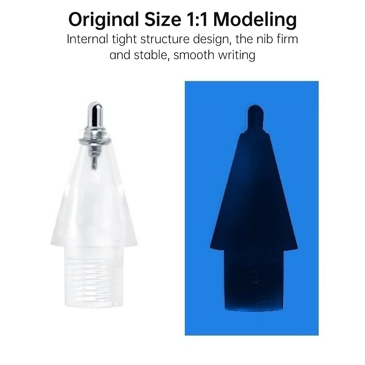 Original size 1:1 modeling of a replacement pen tip for Huawei Magic Pencil 2 and 3