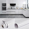 Roll of waterproof self-adhesive marble wallpaper for kitchen, bathroom, and furniture