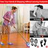 Chenille Dust Mop Slippers for Hands-Free Floor Cleaning