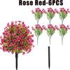 UV-Resistant Faux Orchid Branches for Indoor & Outdoor Decor