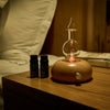 Wooden & Glass Waterless Essential Oil Diffuser