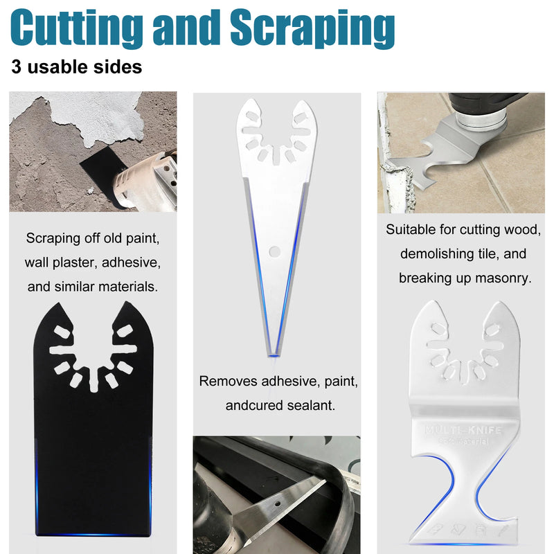 Oscillating Multi-Tool Blade & Accessory Set