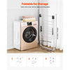Adjustable Rollable Clothes Drying Rack with Sock Clips