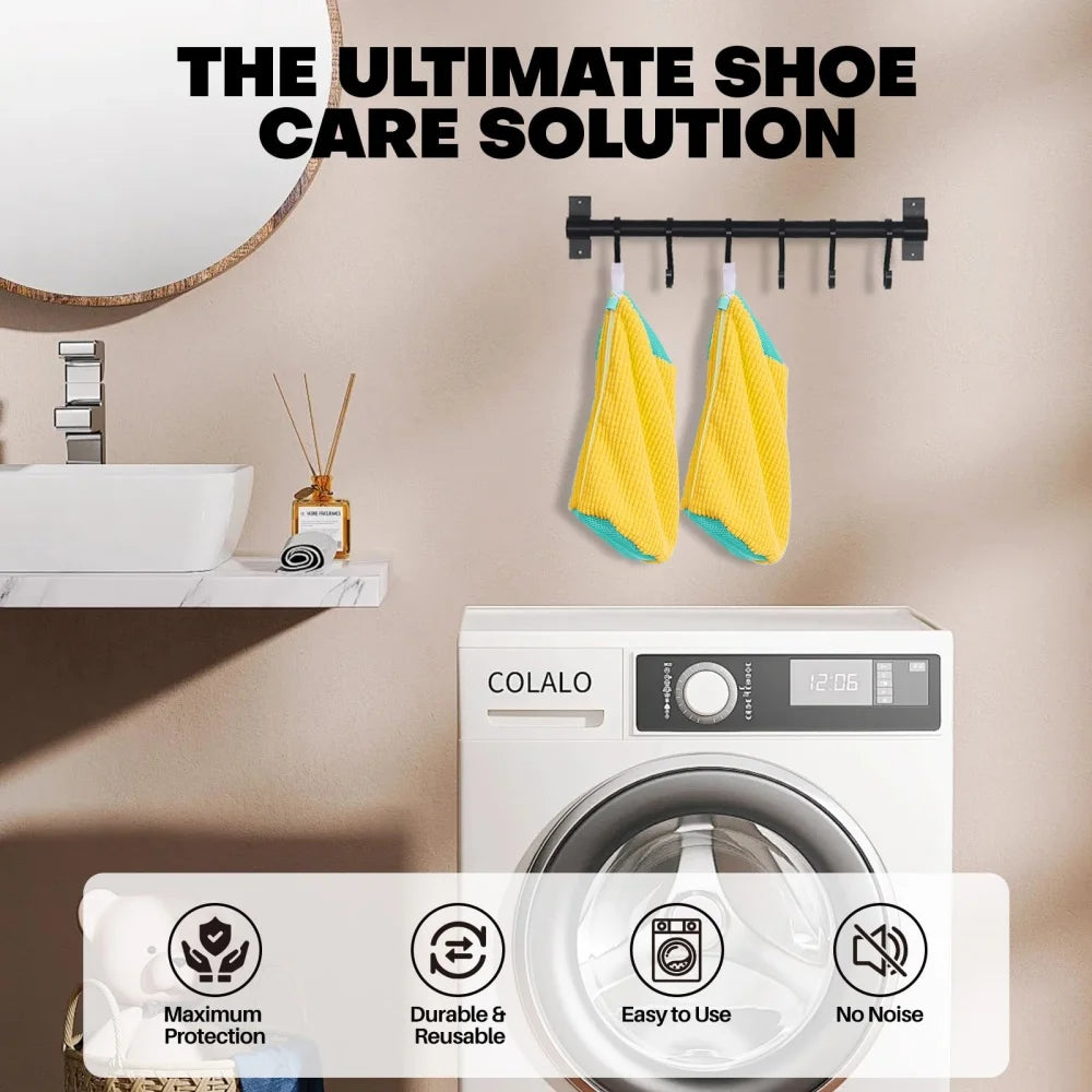 Reusable Shoe Cleaning Bags for Washer and Dryer