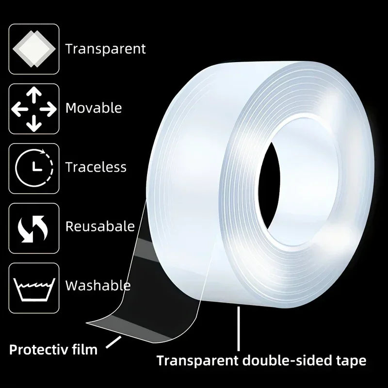 Reusable Nano Double-Sided Adhesive Tape