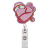 Glitter Acrylic Retractable ID Badge Reel