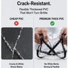 Heavy-Duty Transparent PVC Backpack with Padded Straps