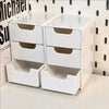 Organizador de Escritorio de 3 Niveles con Cajones