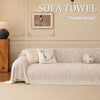 Herringbone Chenille Sofa Cover — All-Season Furniture Protector