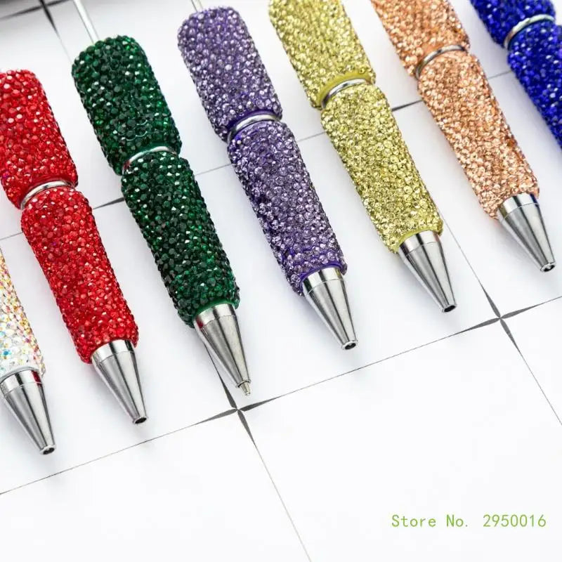 Elegante Perlen-Rhinston-Ballpoint-Stifte (4er Set)