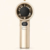 Portable USB Rechargeable Handheld Fan with Digital Display