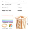 Wooden Counting Sticks and Balance Toy for Early Learning